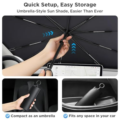 2026 Upgraded Windshield Sun Shade Umbrella [7 (M-57x31IN)