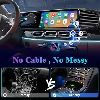 2026 Wireless CarPlay Adapter Upgrade Wired CarPlay to Wireless (Multicolor)