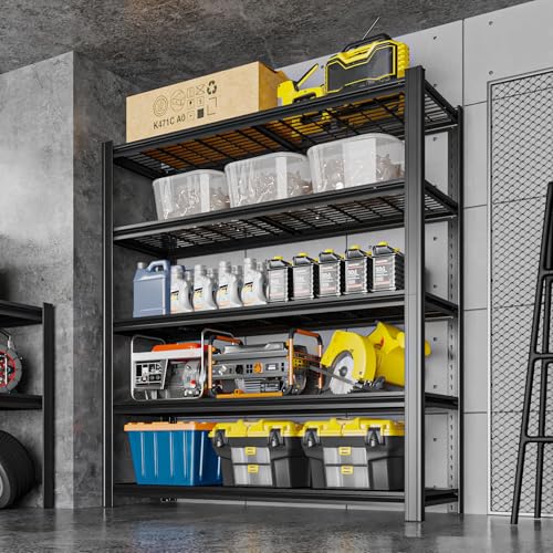 5 Tier Heavy Duty Garage Shelving (5T 55" W x 24" D x 84" H)