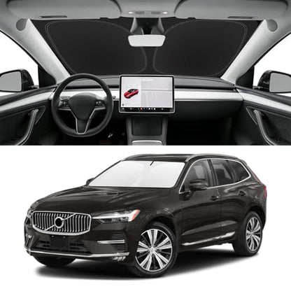 Custom Fit Windshield Sun Shade for Volvo XC60 2018 (for 2018-2026 Volvo XC60)