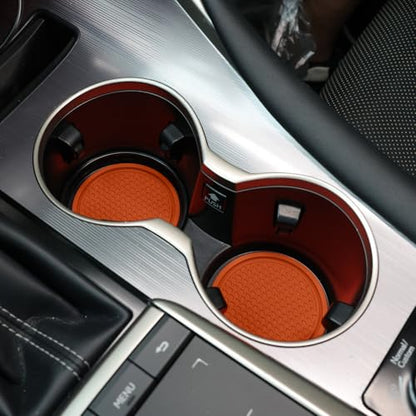 Car Cup Coaster (Orange)