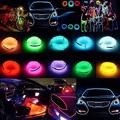 El Wire Neon Light Car Interior LED Lights