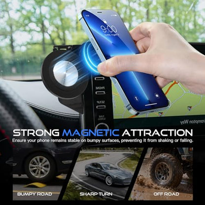 Magnetic Car Phone Holder for 2019 (Auto-Look+Magnetic+Organizer / Toyota C-HR 2019-2022)