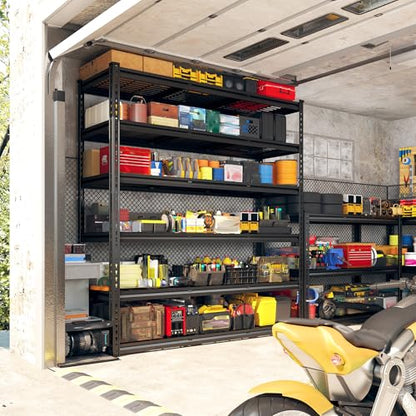 6 Tier Adjustable Heavy Duty Metal Shelving for Garage Warehouse (48" W X 18" D X 78" H)