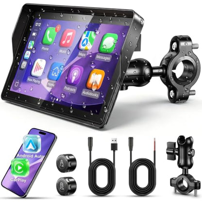 5 Inch Motorcycle CarPlay Display with TPMS (5")