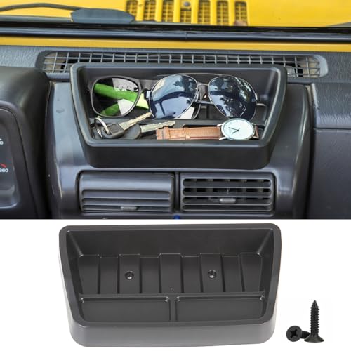 Center Console Organizer Dash Storage Tray for Jeep Wrangler TJ 1997