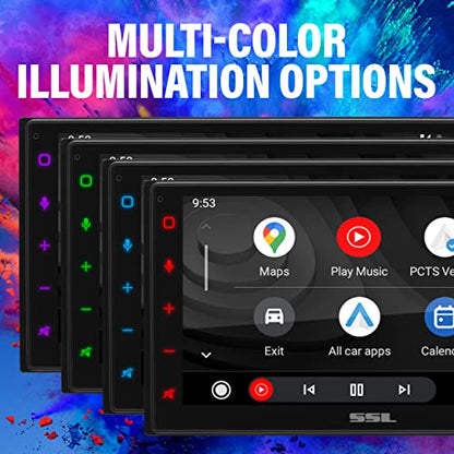 DD999ACPW Wireless Apple CarPlay Android Auto Car Multimedia Player (6.75 inch Wireless)
