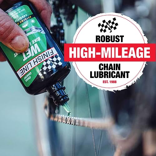Wet Bike Chain Lubricant 8 fl oz Aerosol (8 oz (Aerosol))