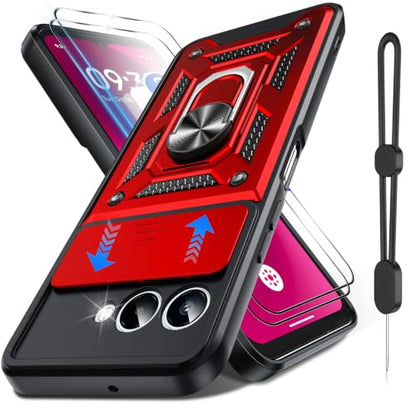 for T Mobile Revvl 8 Case (T-Mobile Revvl 8 (6.5") / Red)