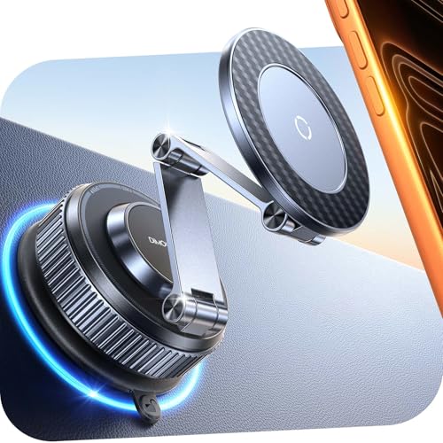Vacuum Magnetic Car Phone Holder for Magsafe (Black)