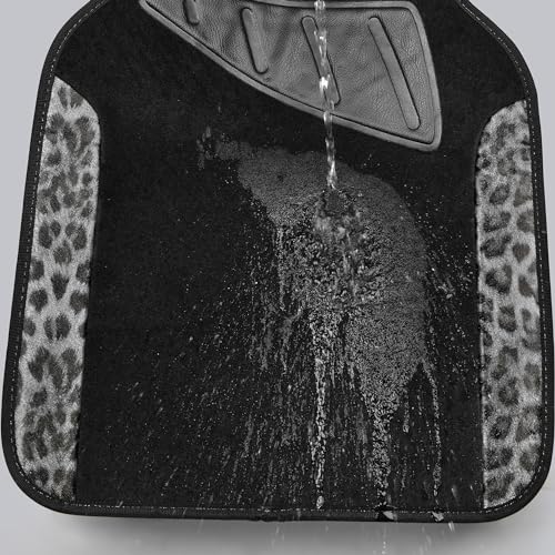 Waterproof Universal Car Floor Mats (Gray Leopard)