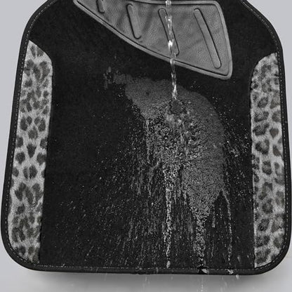 Waterproof Universal Car Floor Mats (Gray Leopard)