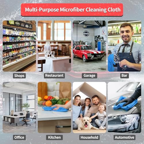 Shop Towels 800 Pack Microfiber Towels for Cars (800 Pack)