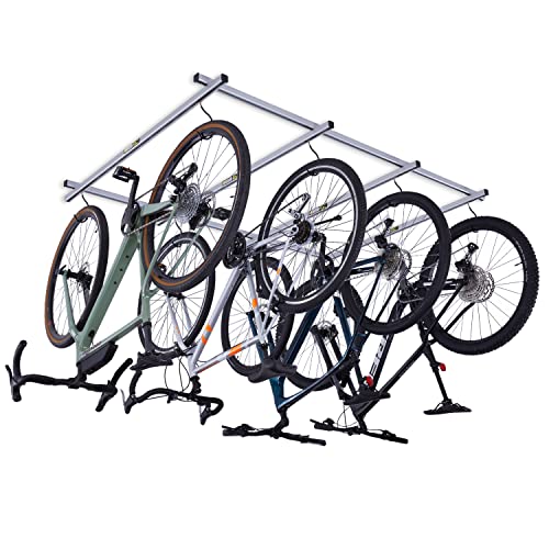 Glide Bike Storage Ceiling Rack Grey (Storage Ceiling Rack)