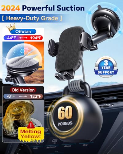 Dash Mounted Phone Holders for Your Car Dash Phone Mount for Car Dashboard Air Vent Multi (Wood Black)