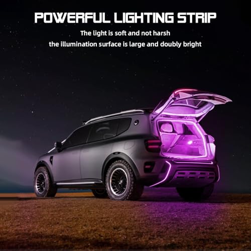 Car LED Strip Light For Trunk (Pink / Standard-79 In.)