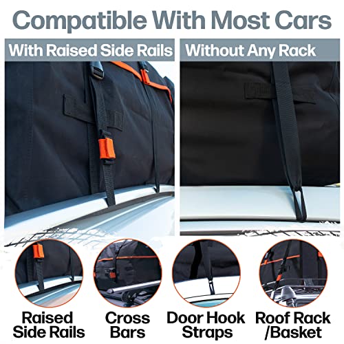 Waterproof 19 Cubic Feet Rooftop Cargo Carrier Bag (19 Cubic feet)