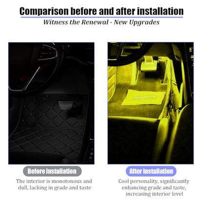 Car Interior LED Lights (Yellow)