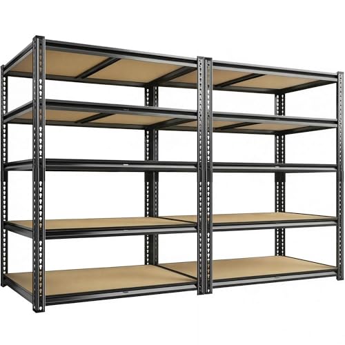 Garage Shelving Unit 35.6" W x 16" D x 72" H (72" H x 35.6" W x 16"D)