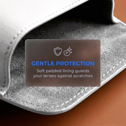 Sunglasses Holders for Car Dashboard (White)