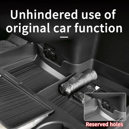 Compatible with 2026 Toyota Sienna Center Console Organizer with Cup Holder (black)