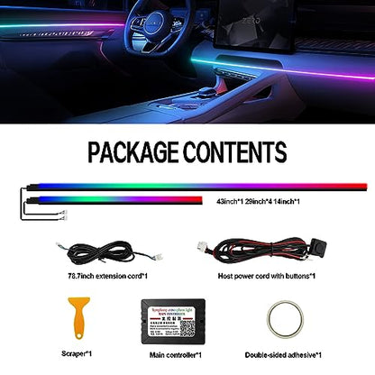Dreamcolor Acrylic Interior Car Lights (dreamcolor 2 lights)