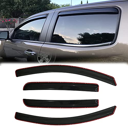 Window Visors for 2015 (15-22 colorado CrewCab(In-Channel))