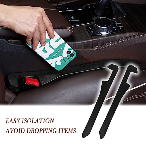 2PCS Car Seat Gap Filler (Black/2pcs)