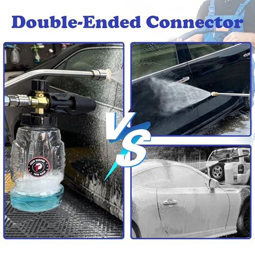 Pressure Washer Foam Cannon with Dual Connector (1 L)