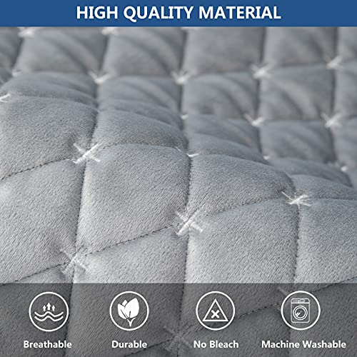 Couch Cover Sectional Couch Covers (43''x82''/Rectangular / Light Gray)