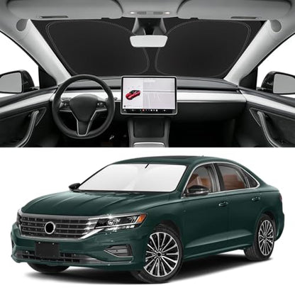 Custom Fit Windshield Sun Shade for VW Passat 2012 (for 2012-2022 VW Passat)