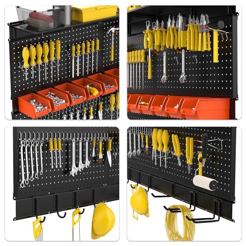 Pegboard Wall Organizer (Black)
