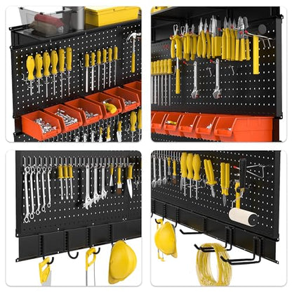 Pegboard Wall Organizer (Black)