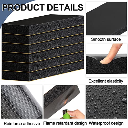 8 Pack Garage Wall Protector for Car Doors Garage Bumpers for Parking Car Self Adhesive Wall Guard Anti Collision EVA Foam Pole Padding for Warehouse Parking