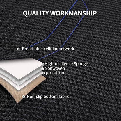 Car Seat Cover (N2 Black Blue / Full Set)