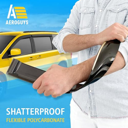 Extra Durable Window Deflectors Tape (For Dodge Grand Caravan 08-20 Tape-on)