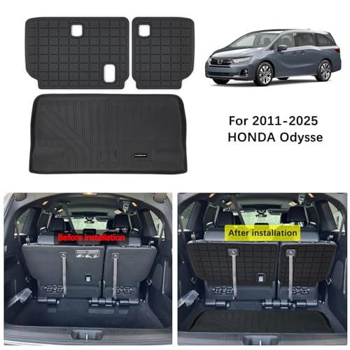 Cargo Liner Trunk Mats for 2011 (2011-25|For Honda Odyssey|Cargo Liner)