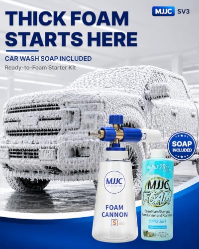 Foam Cannon S V3.0 (Foam Cannon + SOAP (20 fl oz))