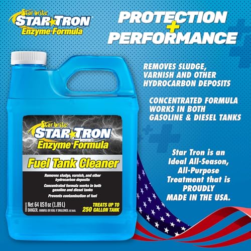 Star TRON Enzyme Formula Fuel Tank Cleaner (64 Ounce)