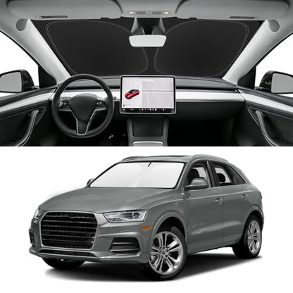 Custom Fit Windshield Sun Shade for Audi Q3 2013 (for 2013-2018 Audi Q3)