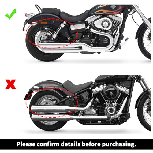 Motorcycle Saddlebags Hard Saddle Bags W (Standard / Standard W/ Chrome Latches)