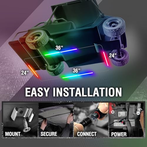 Aura DreamColor 12V Golf Cart Underglow Chasing Light w (3. Golf Cart)
