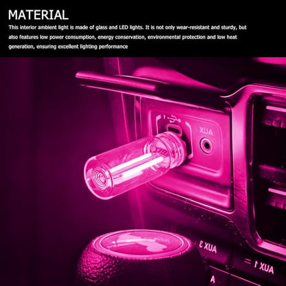 Car Plug in USB Lights (Pink)