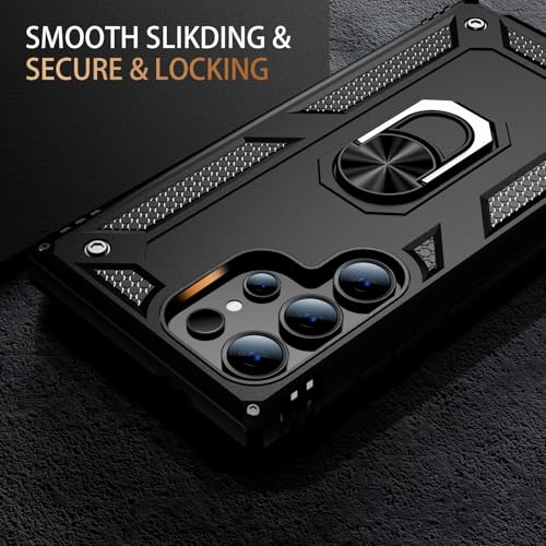 for Galaxy S25 Ultra Case (Galaxy S25 Ultra (Large 6.9") / Black)