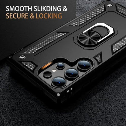 for Galaxy S25 Ultra Case (Galaxy S25 Ultra (Large 6.9") / Black)