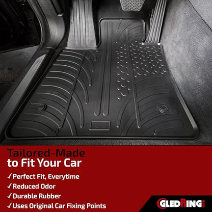 Rubber Floor Mats for Mini Cooper Hatch F55 2015 (Floor Mat / Mini Cooper (F55) 5-door 2015-2022)