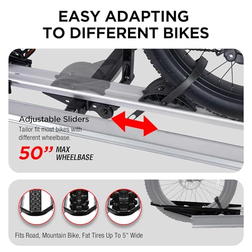 Young Hitch Single 1 Bike Rack with Ramp (1-Bike Rack)