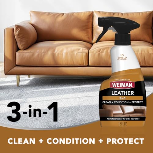 Leather Cleaner and Conditioner for Furniture (12 Fl Oz (Pack of 2))