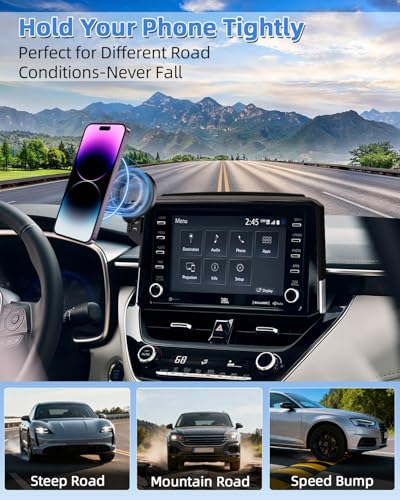 Car Phone Mount for 2019 (Corolla 2019-2026/Corolla Cross 2022-2026 (8 inch) / Magsafe)
