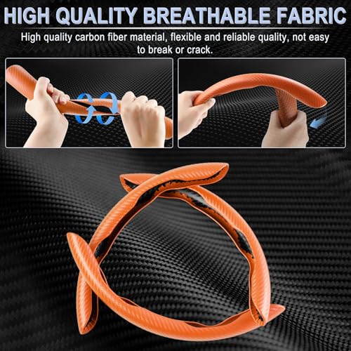 3pcs Carbon Fiber Anti (Orange / Universal (3pcs))